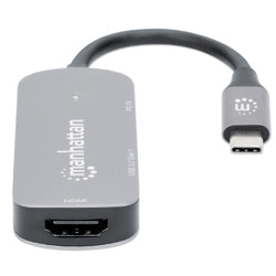 MANHATTAN - Docking Manhattan USB-C  3 Ptos HDMI 4K@60Hz USB-C