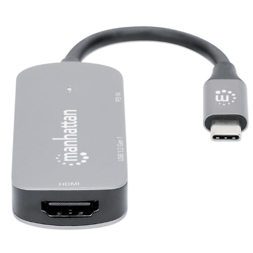 MANHATTAN - Docking Manhattan USB-C  3 Ptos HDMI 4K@60Hz USB-C