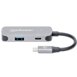 MANHATTAN - Docking Manhattan USB-C  3 Ptos HDMI 4K@60Hz USB-C