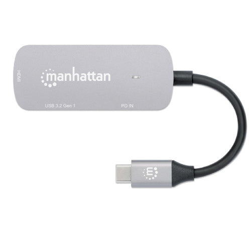 MANHATTAN - Docking Manhattan USB-C  3 Ptos HDMI 4K@60Hz USB-C