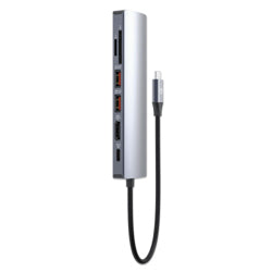 MANHATTAN - Estacion Docking Manhattan USB-C con lector de tarjetas