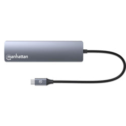 MANHATTAN - Estacion Docking Manhattan USB-C con lector de tarjetas