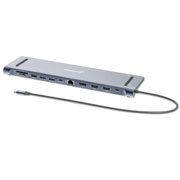 MANHATTAN - Docking Manhattan USB C 12 ptos HDMIx2 DP USB C PD USB Ax3 RJ45  SD Audio