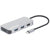 MANHATTAN - Docking Manhattan USB-C  8 ptos HDMI USB-C PD/2xUSBv3.2/USBv2.0 RED SD/Micro SDD