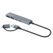 MANHATTAN - HUB Manhattan USB-A/C V3.2  2 Ptos A 2 Ptos C 5 Gbps