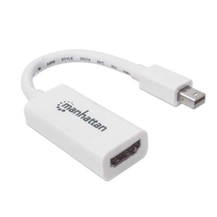 MANHATTAN - Adaptador Manhattan Pasivo Mini DisplayPort a HDMI-H Color Blanco