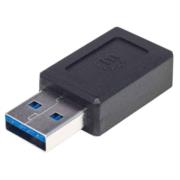 MANHATTAN - Adaptador Manhattan USB-A a USB-C Súper Velocidad Color Negro