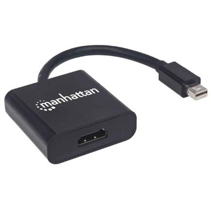 MANHATTAN - Adaptador Manhattan Activo Mini DisplayPort-M a HDMI-H 4K a 60Hz Color Negro