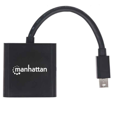 MANHATTAN - Adaptador Manhattan Activo Mini DisplayPort-M a HDMI-H 4K a 60Hz Color Negro