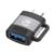 MANHATTAN - Adaptador Manhattan USB-C a USB-A V3.2 Aluminio Color Negro-Gris Espacial