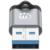 MANHATTAN - Adaptador USB-C V3.2 Gen1 AM-CH 5Gbps 3A Aluminio Gris Espacial/Negro
