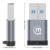 MANHATTAN - Adaptador USB-C V3.2 Gen1 AM-CH 5Gbps 3A Aluminio Gris Espacial/Negro