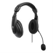 MANHATTAN - Audífonos Manhattan Estéreo USB Micrófono Ajustable Control Integrado Color Negro