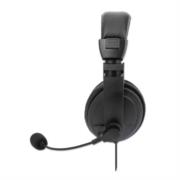 MANHATTAN - Audífonos Manhattan Estéreo USB Micrófono Ajustable Control Integrado Color Negro