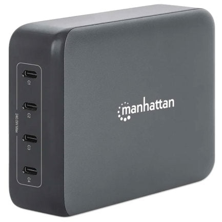 MANHATTAN - Estación de carga USB-C Manhattan 4 puertos USB-C PD 240W