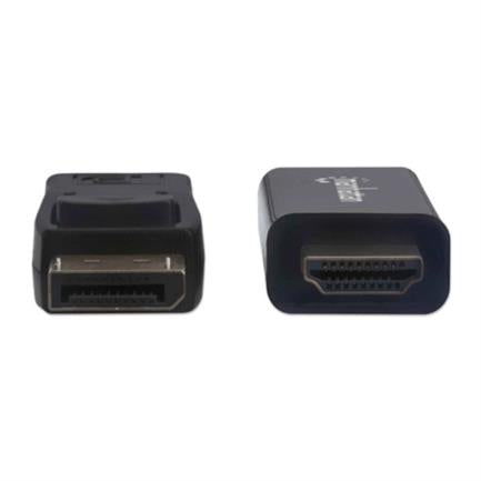 MANHATTAN - Cable Manhattan DisplayPort/HDMI M-M 1080p3m Color Negro