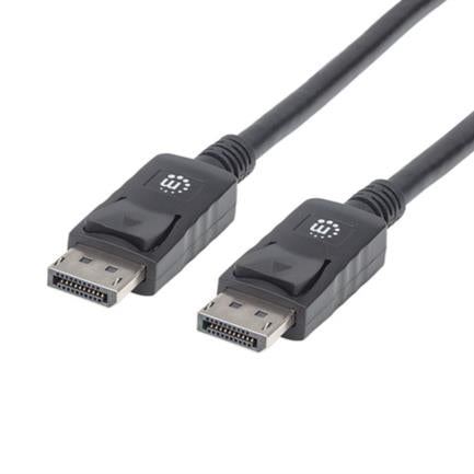MANHATTAN - Cable Manhattan DisplayPort M-M Blindado 1m Color Negro