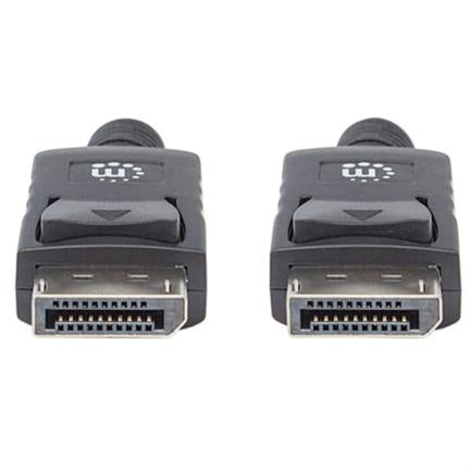 MANHATTAN - Cable Manhattan DisplayPort M-M Blindado 1m Color Negro