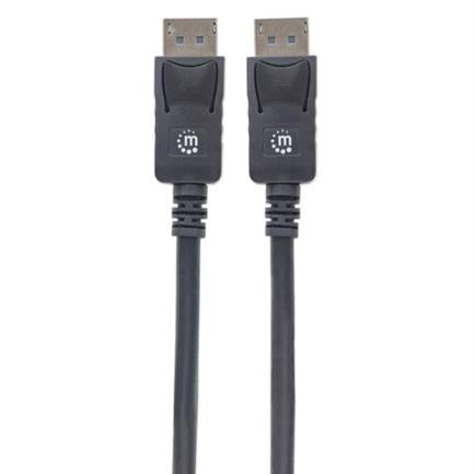 MANHATTAN - Cable Manhattan DisplayPort M-M Blindado 1m Color Negro