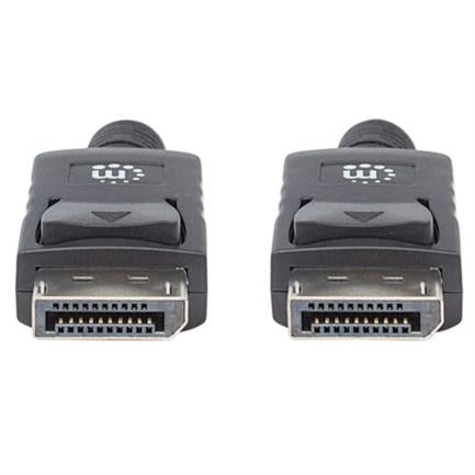 MANHATTAN - Cable Manhattan DisplayPort M-M Blindado 2m Color Negro