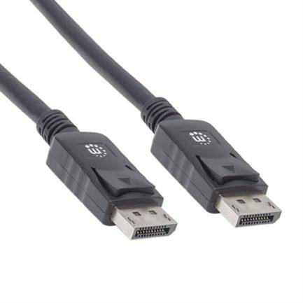 MANHATTAN - Cable Manhattan DisplayPort M-M Blindado 2m Color Negro