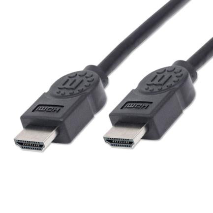 MANHATTAN - Cable Manhattan HDMI 1.3 M-MAlta Velocidad Blindado 1.8m Color Negro