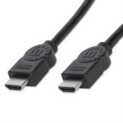 MANHATTAN - Cable Manhattan HDMI 1.3 M-MAlta Velocidad Blindado 3m Color Negro