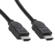 MANHATTAN - Cable Manhattan HDMI 1.3 M-MAlta Velocidad Blindado 3m Color Negro