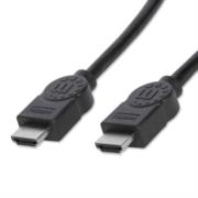 MANHATTAN - Cable Manhattan HDMI 1.3 M-M Alta Velocidad Blindado 10m Color Negro
