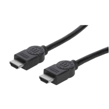 MANHATTAN - Cable Manhattan HDMI 1.4 M-M Alta Velocidad Canal Ethernet Blindado 2m Color Negro