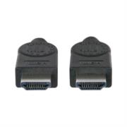 MANHATTAN - Cable Manhattan HDMI 1.4 M-M Alta Velocidad Canal Ethernet Blindado 2m Color Negro
