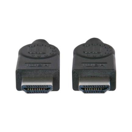 MANHATTAN - Cable Manhattan HDMI 1.4 M-M Alta Velocidad Canal Ethernet Blindado 2m Color Negro