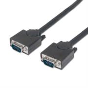 MANHATTAN - Cable Manhattan SVGA Monitor 8MM HD15M-M 1.8m Color Negro