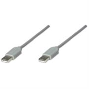 MANHATTAN - Cable Manhattan USB A-A 1.8m Color Gris