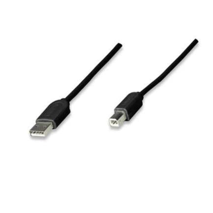 MANHATTAN - Cable Manhattan USB A-B Económico 1.8m Color Negro