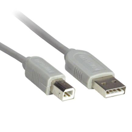 MANHATTAN - Cable Manhattan USB A-B 4.5m Color Gris