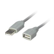 MANHATTAN - Cable Manhattan USB A-A Extensión 3m Color Gris