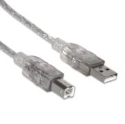 MANHATTAN - Cable Manhattan USB B Alta Velocidad 2.0 A-B1.8m Color Plata
