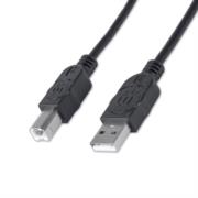 MANHATTAN - Cable Manhattan USB B Alta Velocidad 2.0 A-B3m Color Negro