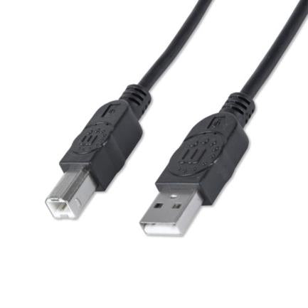 MANHATTAN - Cable Manhattan USB B Alta Velocidad 2.0 A-B3m Color Negro