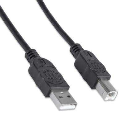 MANHATTAN - Cable Manhattan USB B Alta Velocidad 2.0 A-B3m Color Negro