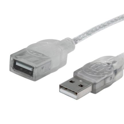 MANHATTAN - Cable Manhattan USB 2.0 Alta Velocidad 1.8m Color Plata