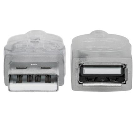 MANHATTAN - Cable Manhattan USB 2.0 Alta Velocidad 1.8m Color Plata
