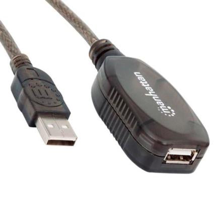 MANHATTAN - Cable Manhattan USB 2.0 Alta Velocidad Extensión Activa 10m Color Negro