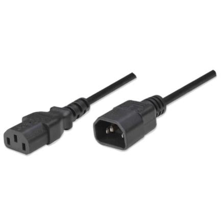 MANHATTAN - Cable Manhattan Alimentación Monitor a CPU 1.8m Color Negro