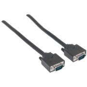 MANHATTAN - Cable Manhattan HD15 M-M para Monitor SVGA 3m Color Negro