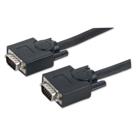 MANHATTAN - Cable Manhattan HD15 M-M para Monitor SVGA 7.5m Color Negro