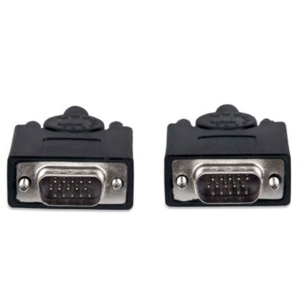 MANHATTAN - Cable Manhattan HD15 M-M para Monitor SVGA 7.5m Color Negro