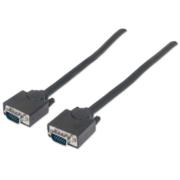 MANHATTAN - Cable Manhattan HD15 M-M para Monitor SVGA 4.5m Color Negro