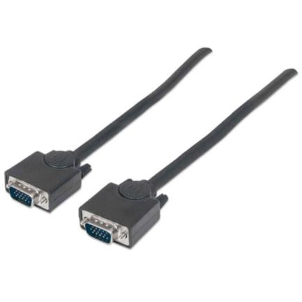 MANHATTAN - Cable Manhattan HD15 M-M para Monitor SVGA 4.5m Color Negro